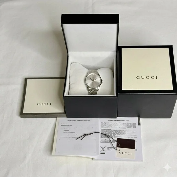 Gucci G Timeless Diamond Mother of Pearl Watch - Picture 2 of 10